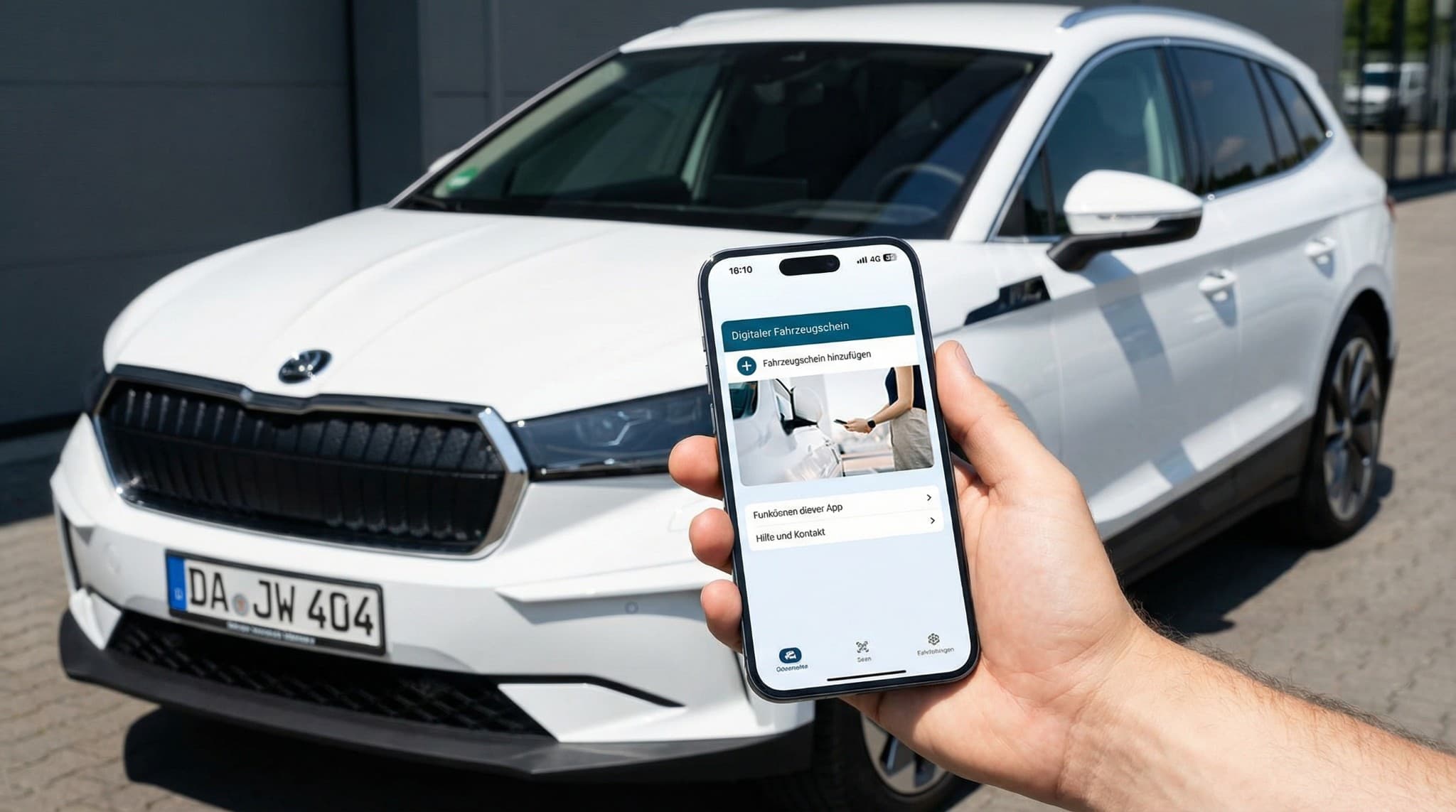 Der digitale Fahrzeugschein Header Image